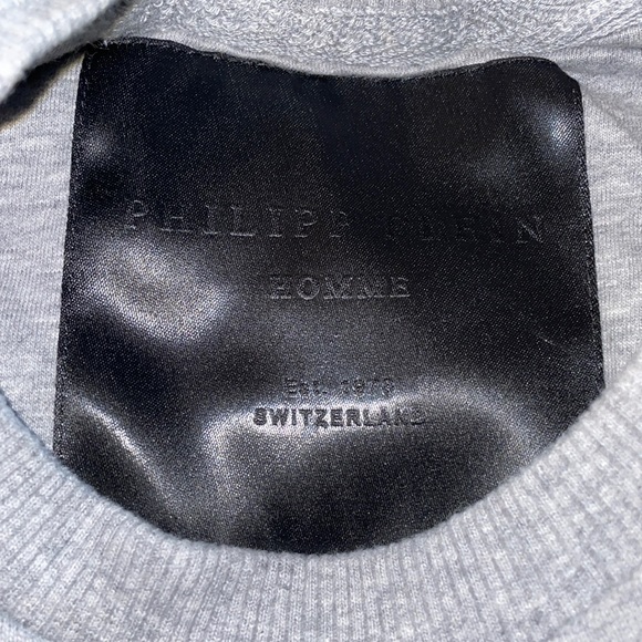 Philipp Plein Homme Men's Gray Sweatshirt - Picture 10 of 16